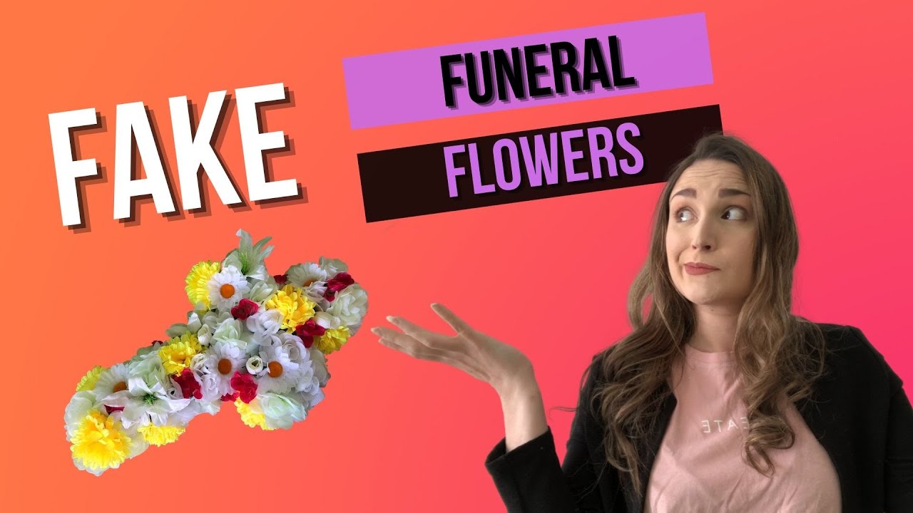 Fake Funeral Flower Arrangement // Flowers for a funeral scene in a theatre show