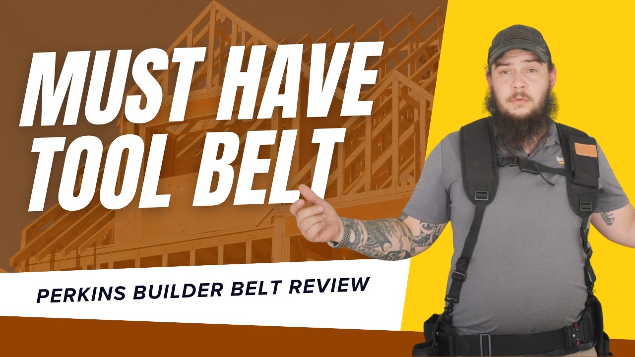 The Best Tool Belt for Professionals? Perkins Builder's Belt Review!
