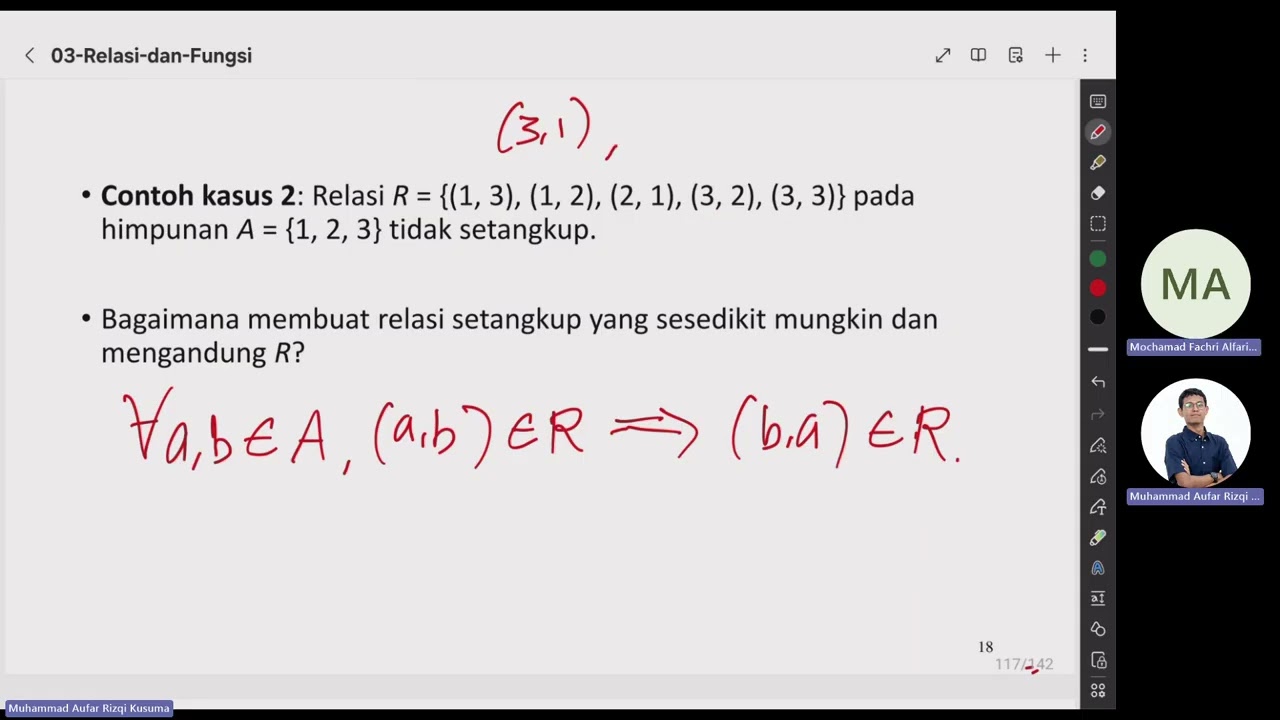 5. Relasi dan Fungsi 3 & Latihan Kuis 1
