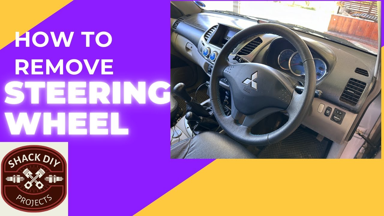 Steering wheel removal -Mitsubishi Triton L200 MN/ML
