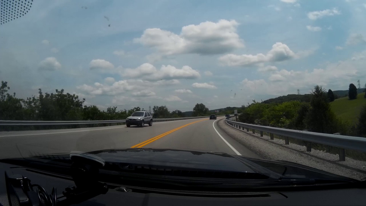 Blue Mustang Stampede Drive By