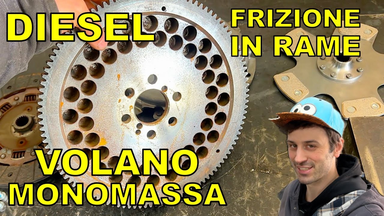 Volano MONOMASSA + FRIZIONE IN RAME sui motori Diesel 💀 | Come sarà la nuova frizione del DOBLONE ?