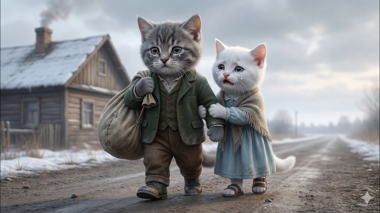 💔 Котята-сироты, разлученные судьбой | Жертва брата и слезы сестры 😿❤️ | Трогательная история