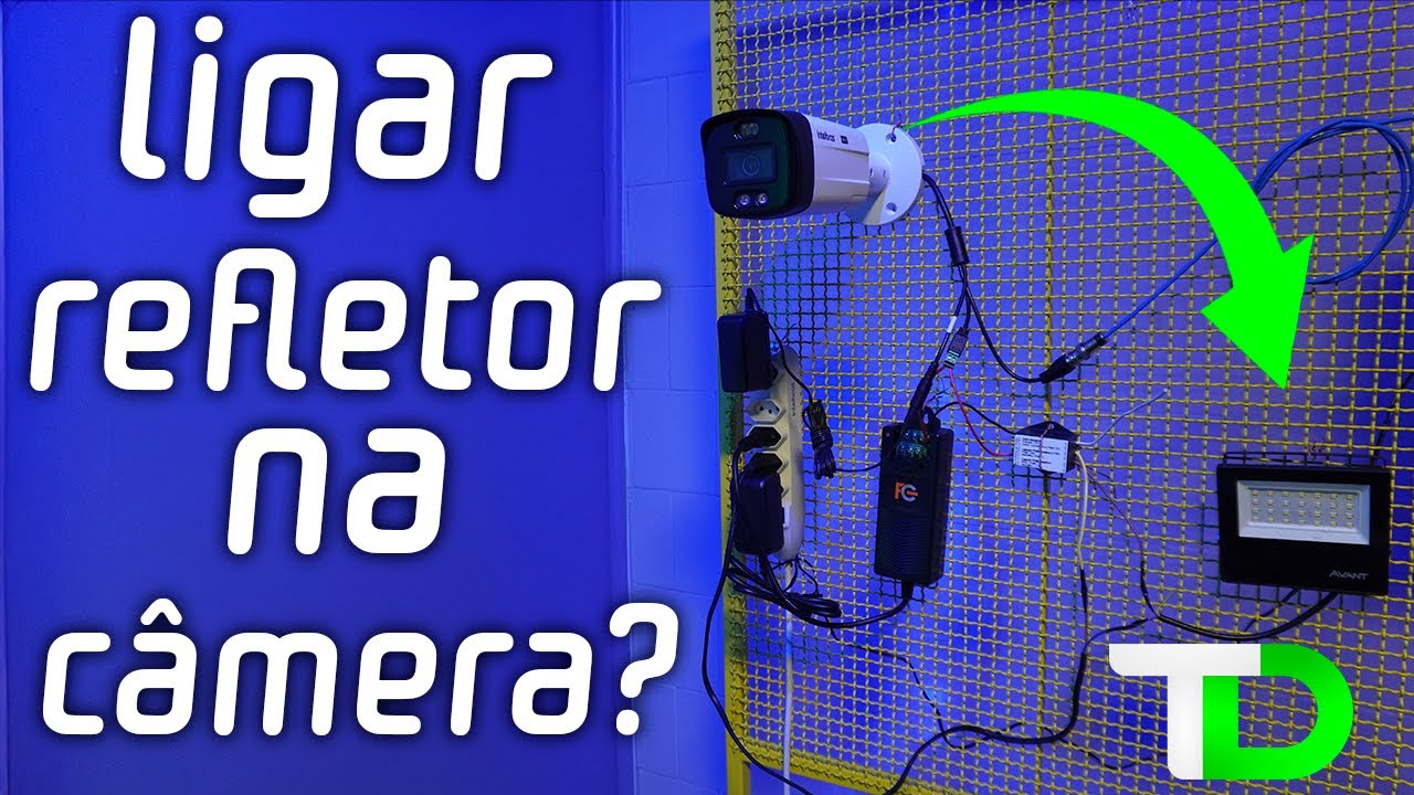 Como Ligar Refletor na Saida de Alarme da Câmera