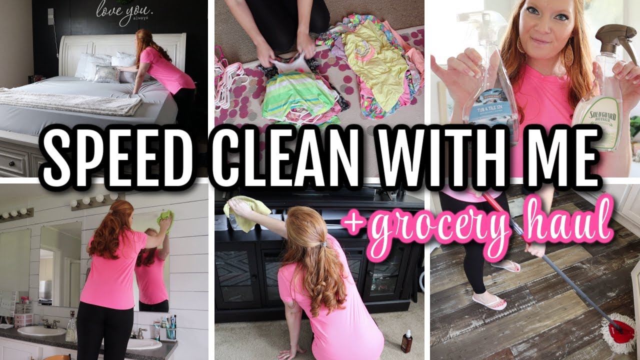 SPEED CLEAN WITH ME! | EXTREME CLEANING MOTIVATION | MEGAN DILL