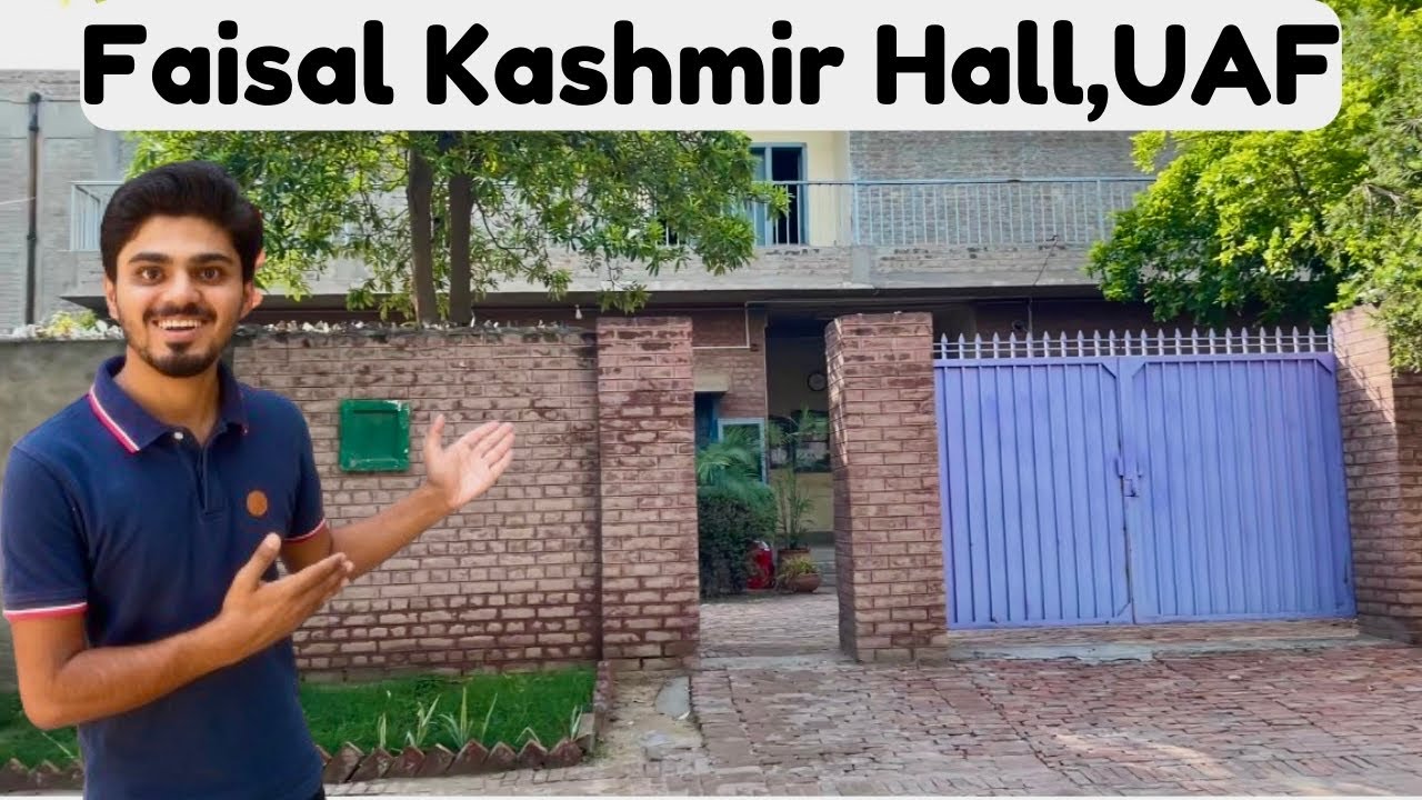 UAF Boys Hostel Faisal Kashmir Hall Tour|UAF|Explore|Visit|Vlog#90