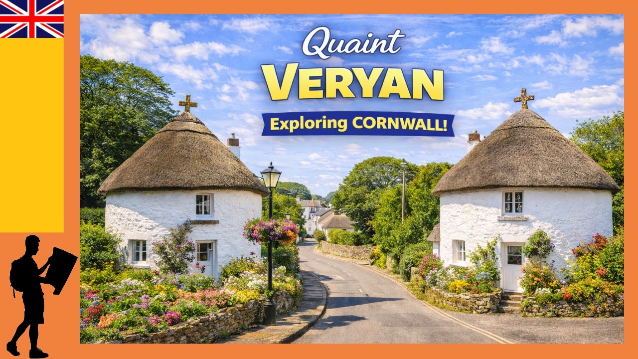 Veryan: Mysterious Thatched Round Houses, Cornwall's Best-Kept Secret!
