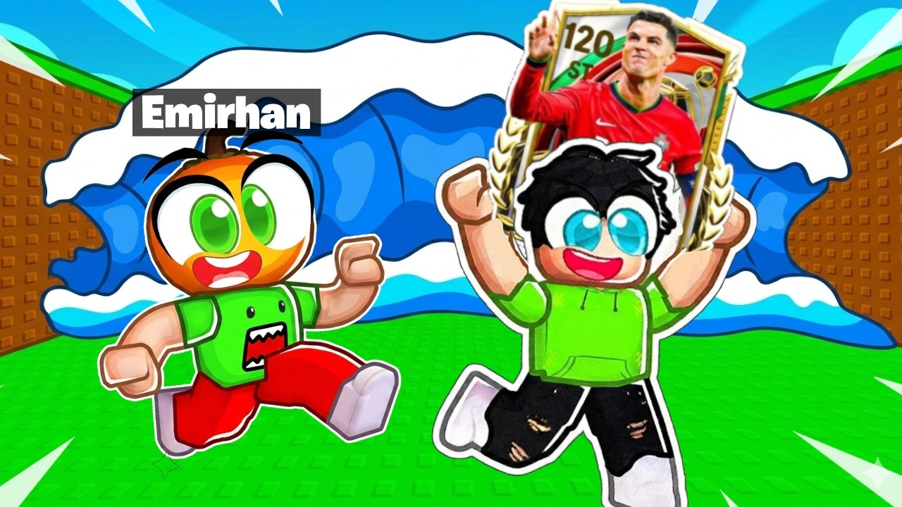 Tsunamiden Cristiano Ronaldo Kurtardım 🌊 | Roblox