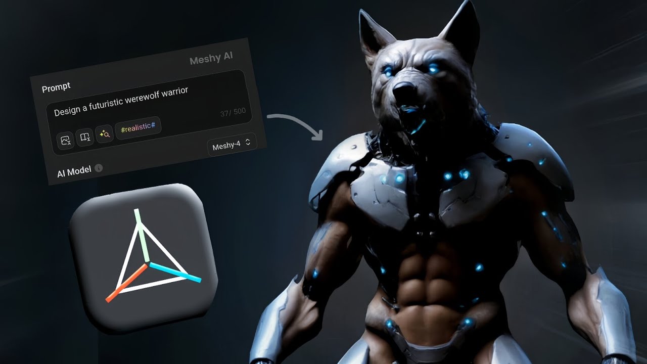 Prisma 3D : Forcing AI to create 3D MODELS for FREE! |  Meshy AI