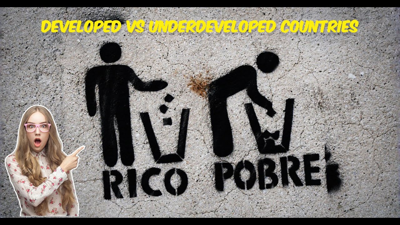 What are developed and underdeveloped countries?