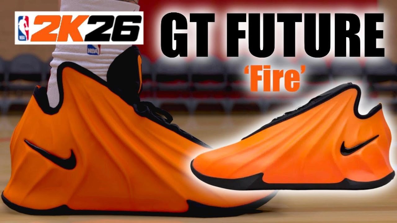 NBA 2K26 Shoe Creator - How to make Nike GT Future 'Fire'