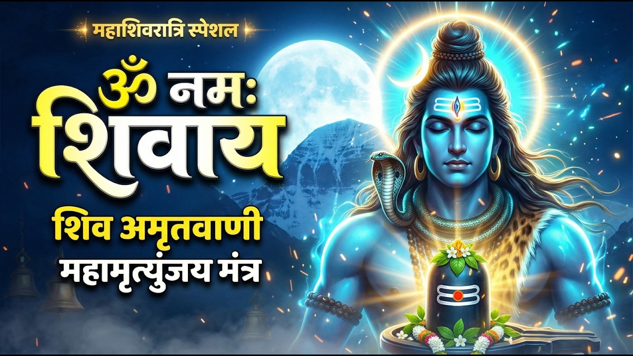 भक्ति भजन - आशुतोष शशाँक शेखर, कर्पूर गौरम करुणावतारं, ॐ नमः शिवाय,  शिव अमृतवाणी व शिव आरती