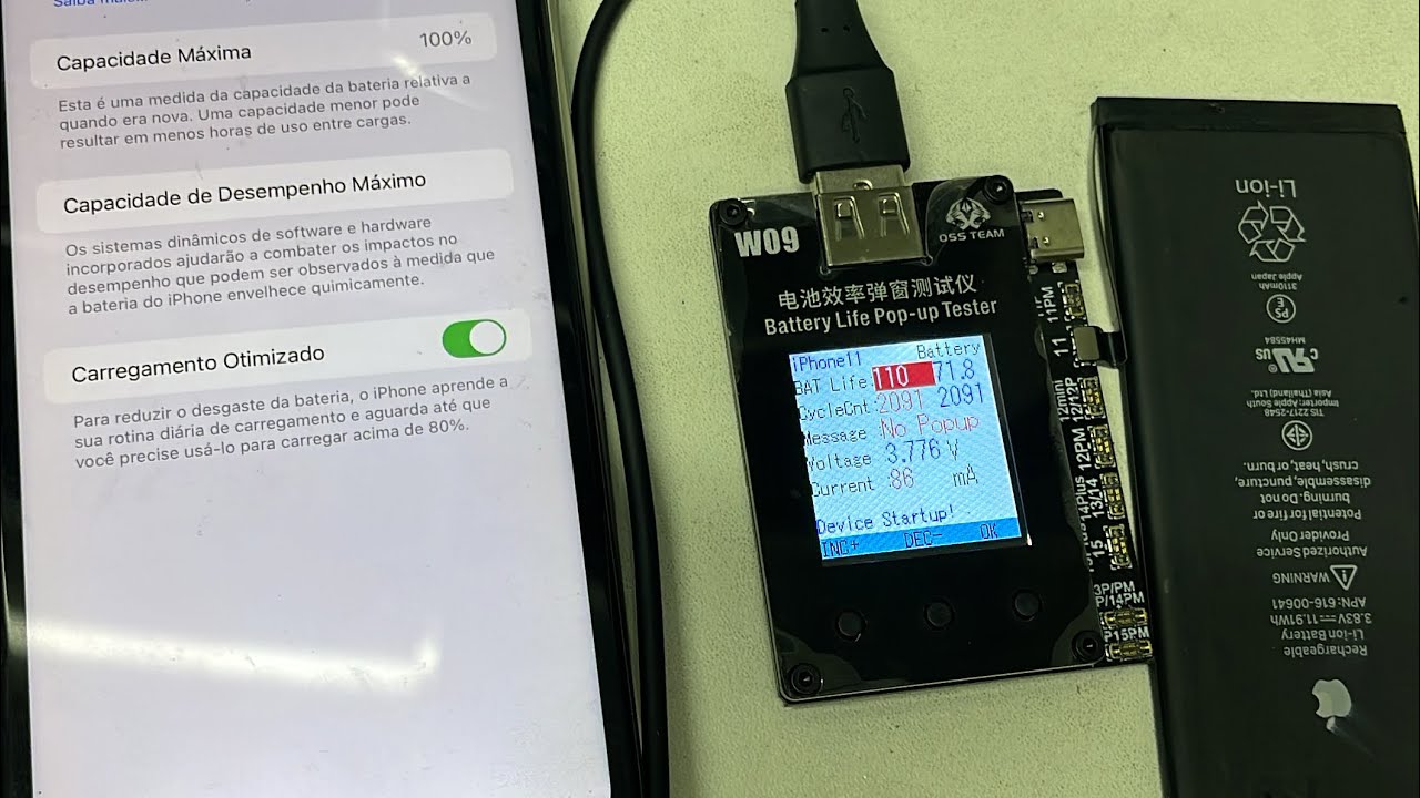 Método novo , iOS atualizado, subir bateria usando programadora w09 . Venha conferir esse vídeo!!
