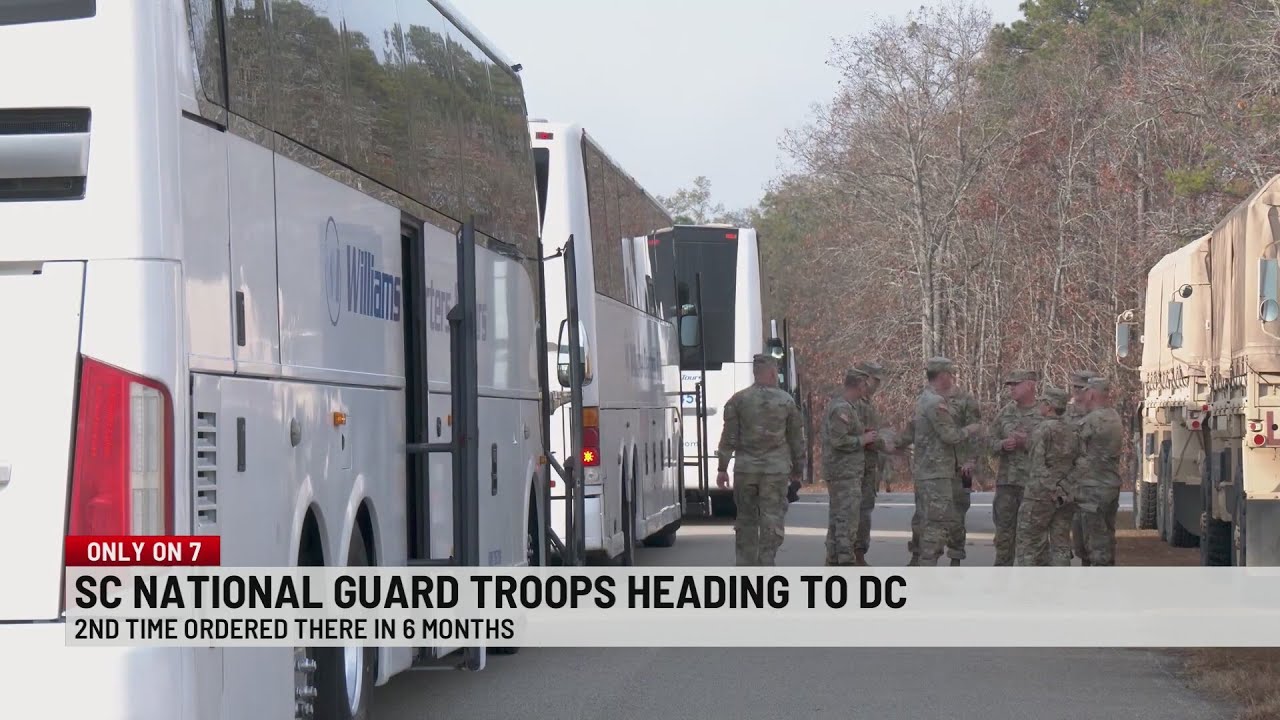SC National Guard deployed to D.C. for 90 days