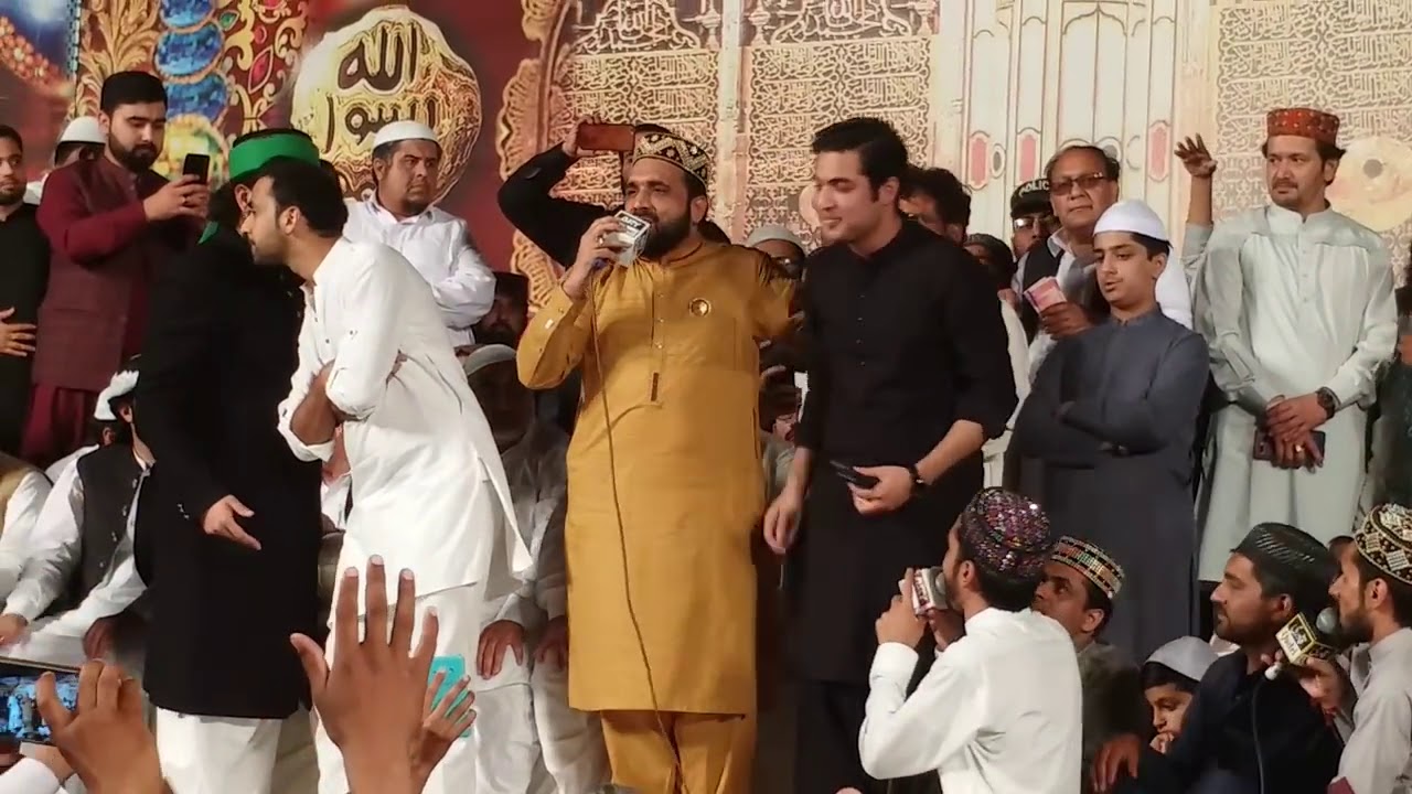 Qari shahid Mahmood qadri & Waseem Badami & Sayed iqrar ul Hassan  Eidgah sharif Rawalpindi