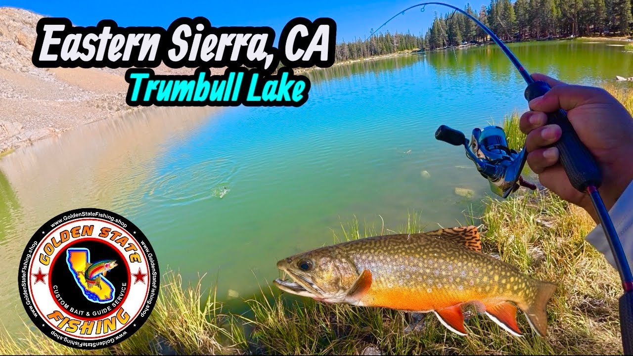 Trumbull lake Eastern Sierra CA Ultralight Trout Fishing