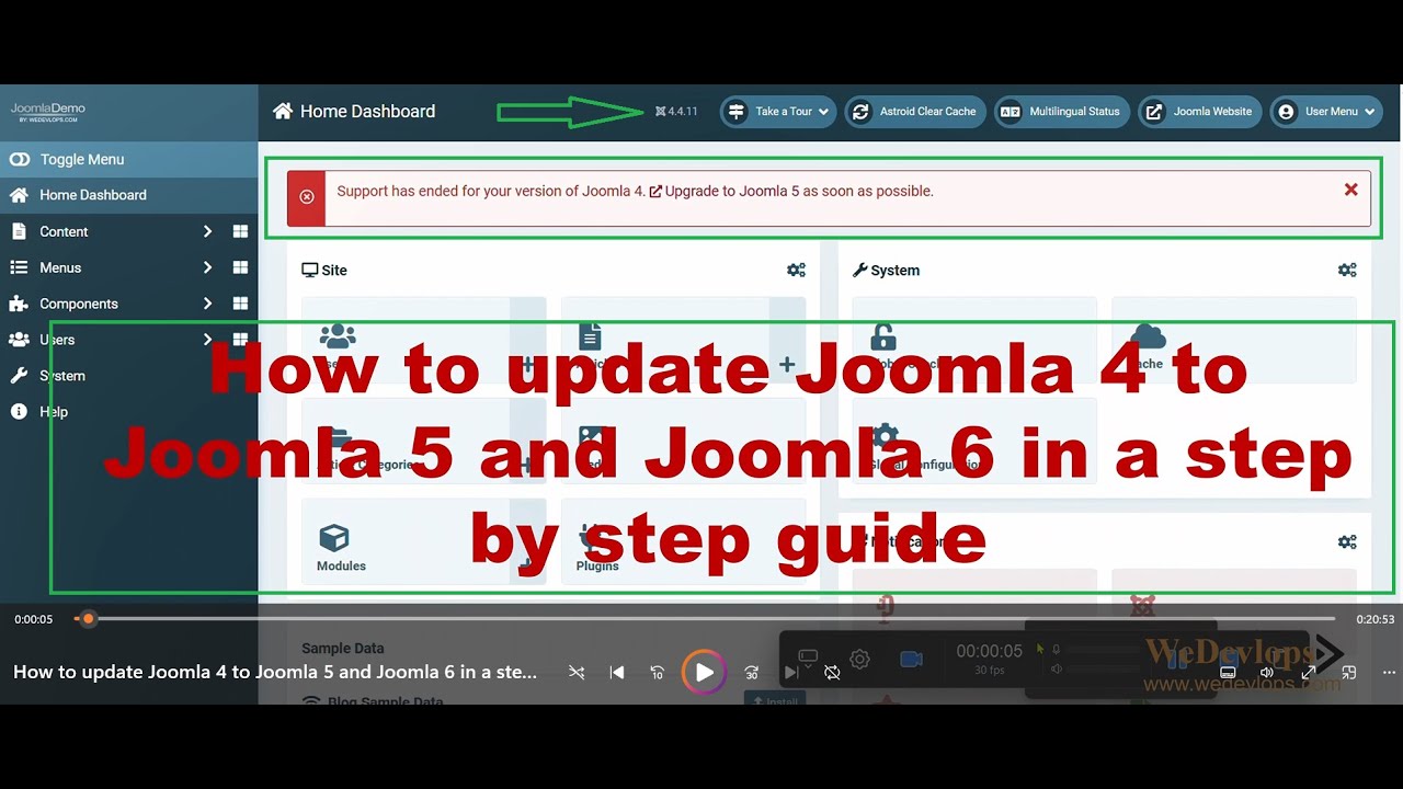 Как обновить Joomla 4 до Joomla 5 и Joomla 6: пошаговое руководство