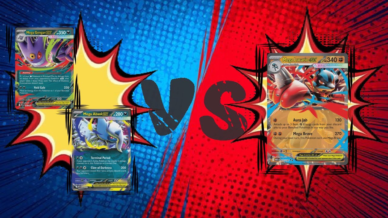 Locals round 1. Mega Absol Mega Gengar vs. Mega Lucario