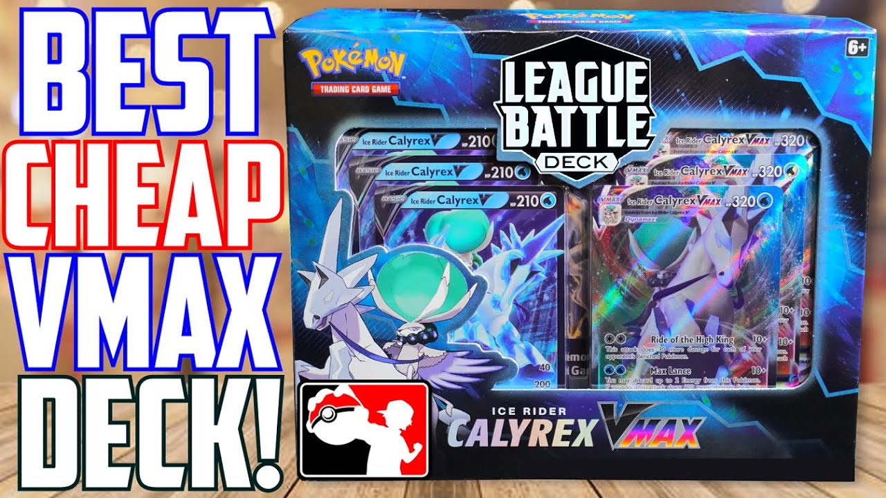 Best Pokemon Starter Deck of 2022! Ice Rider Calyrex VMAX League Battle Deck!