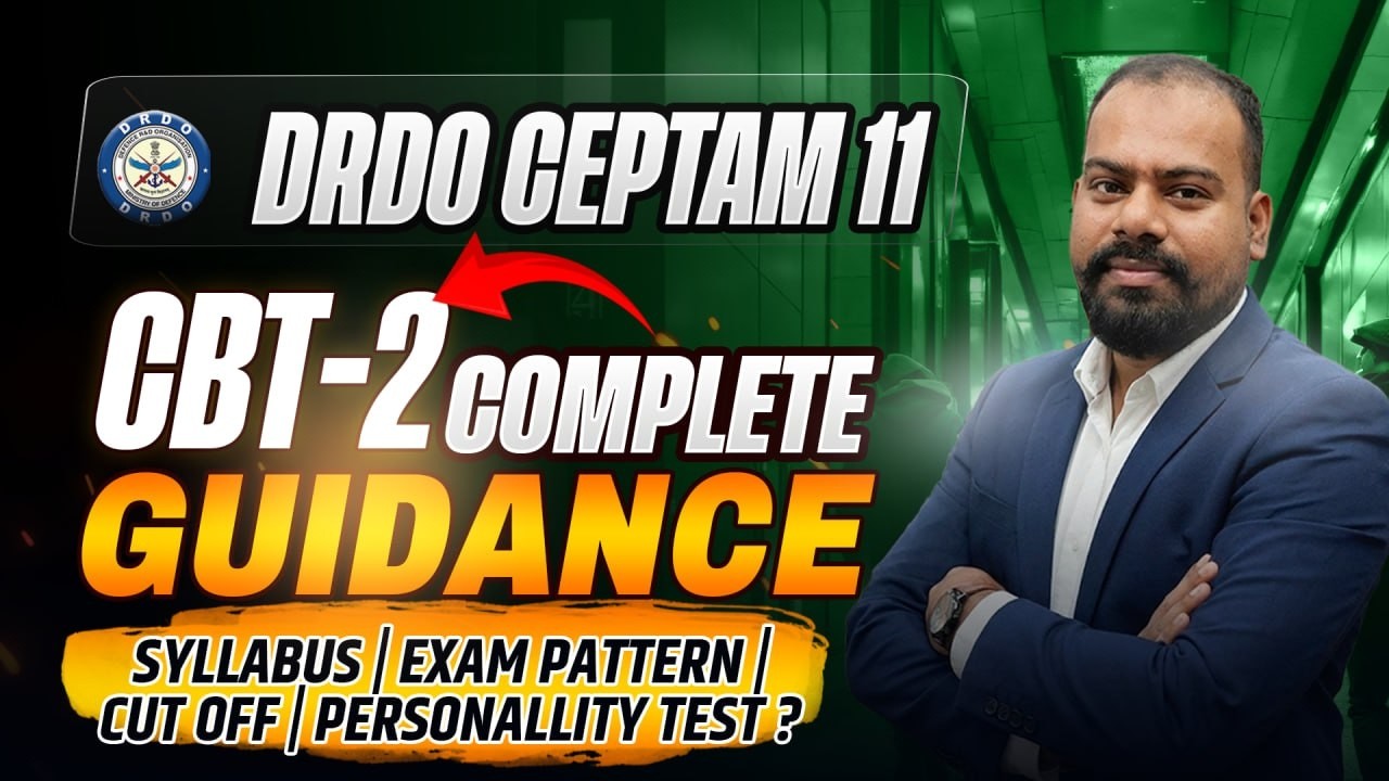 DRDO CEPTAM 11 CBT-2 | Syllabus, Exam Pattern & Cut Off Complete Guidance by Vivek sir