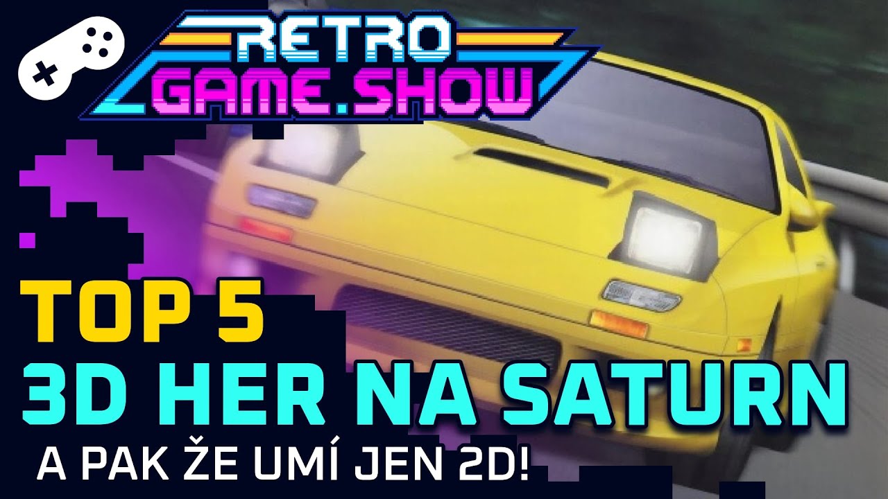 TOP 5: Nejlepší 3D grafika na konzoli Sega Saturn (Retro Game Show)