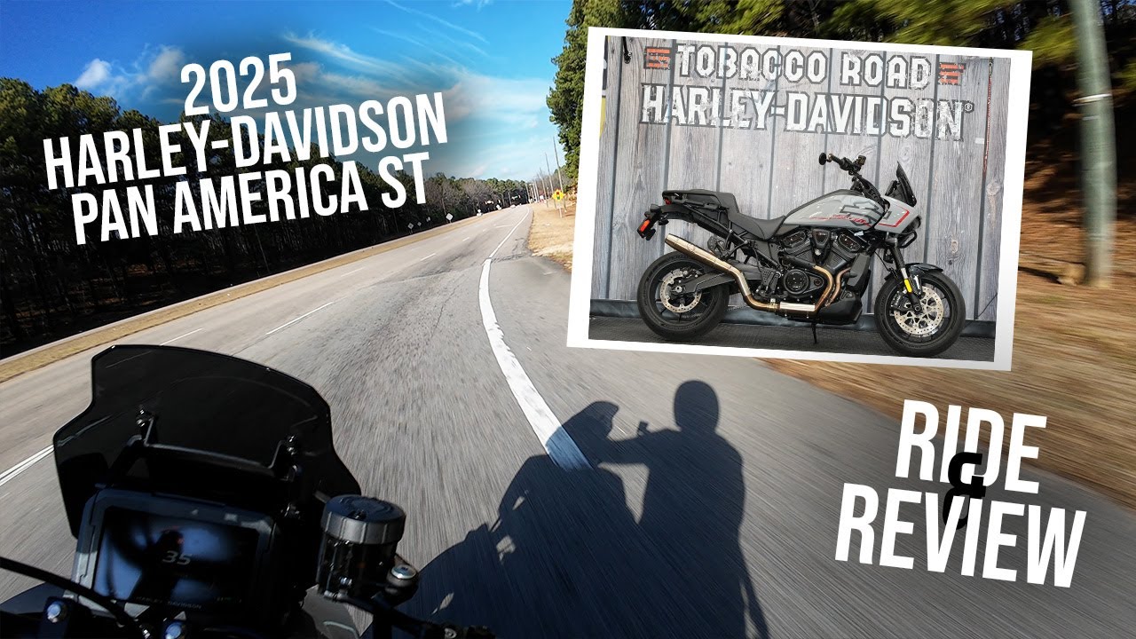 Ripping the 2025 Harley-Davidson Pan America ST around Raleigh!