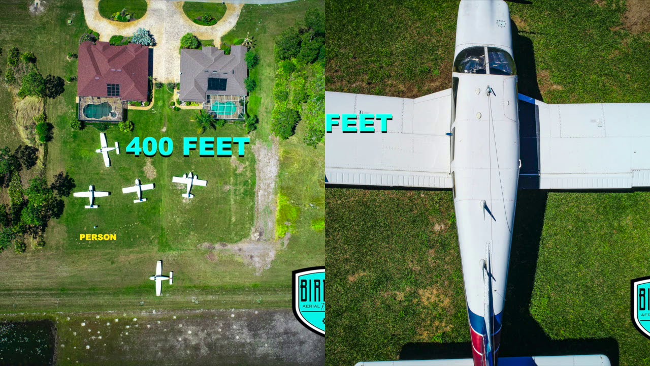 What does a Drone see from 400 Feet Above?