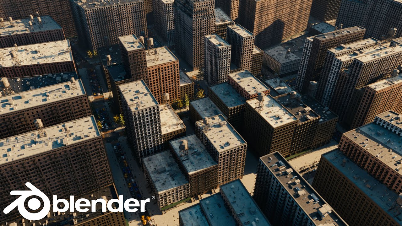 Использование City Generator 2.0 в Blender | Учебное пособие
