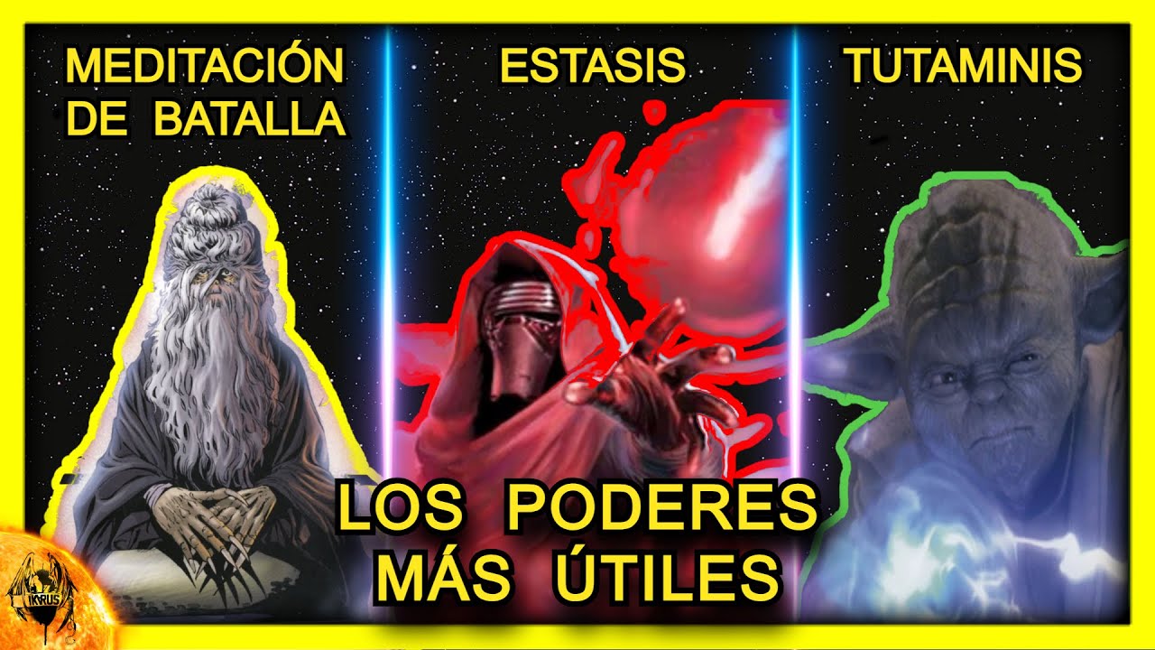 🏆 LOS 5 PODERES MÁS ÚTILES de la fuerza | Star Wars Leyendas