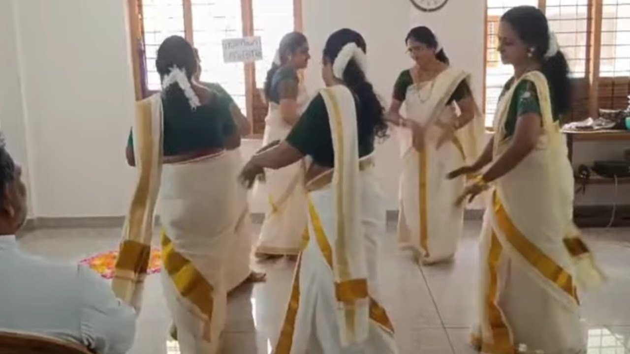 Christian  Thiruvaathirakkali | Thiruvaathira kali | Onam celebration #Christianthiruvathirakali 