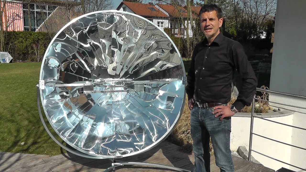 Solarkocher und Solargrill erkl&auml;rt von Gerhard Spannbauer.MTS
