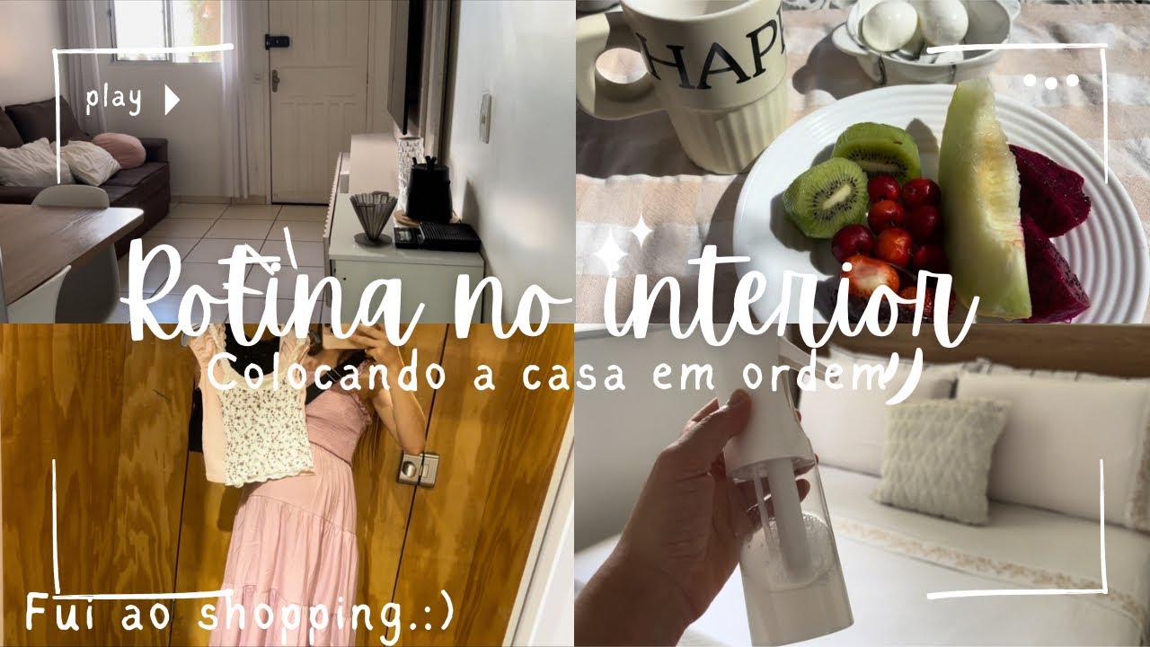 COLOCANDO A CASA EM ORDEM + Fui ao shopping 