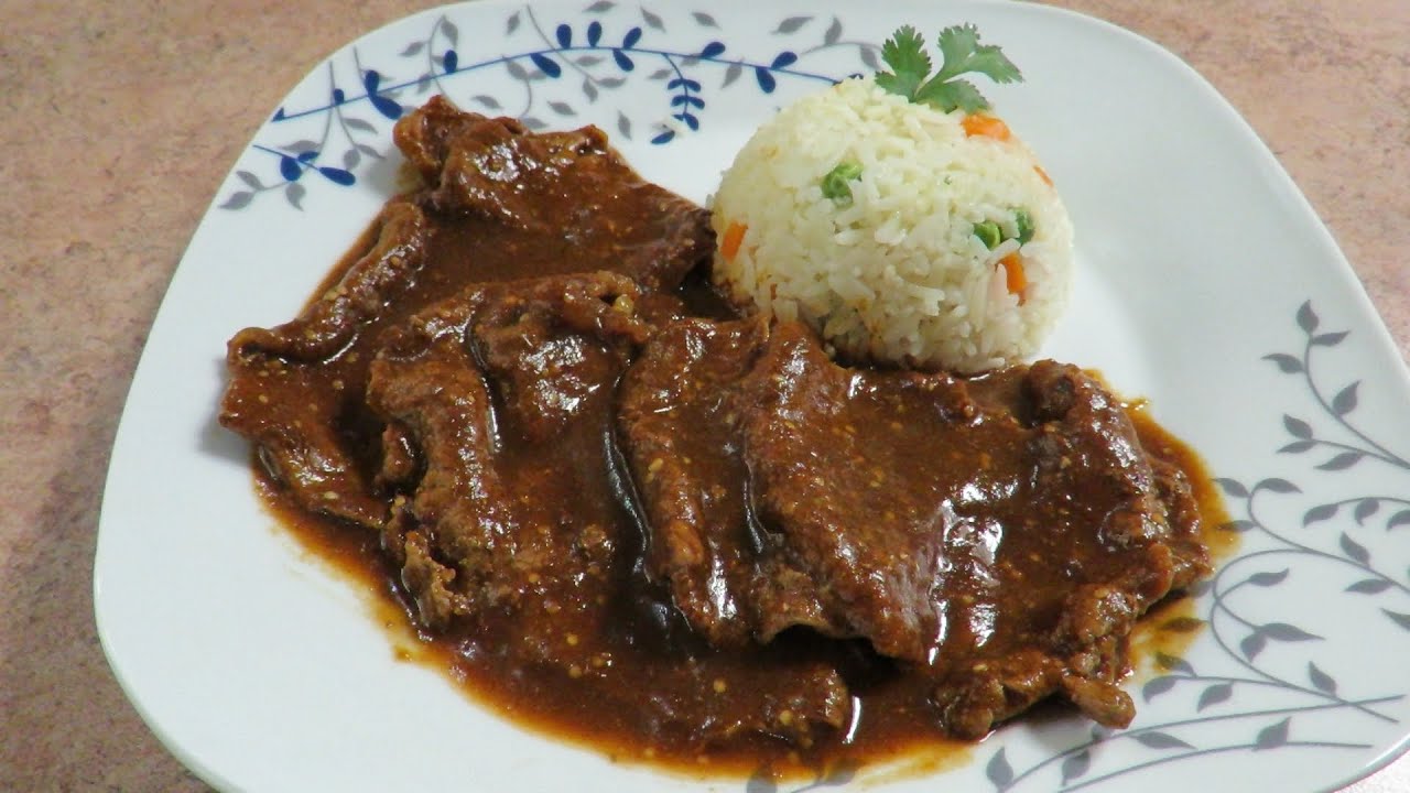 BISTEC EN CHILE NEGRO