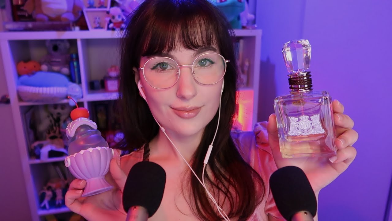 asmr meus perfumes favoritos - sussurros con os rode mics