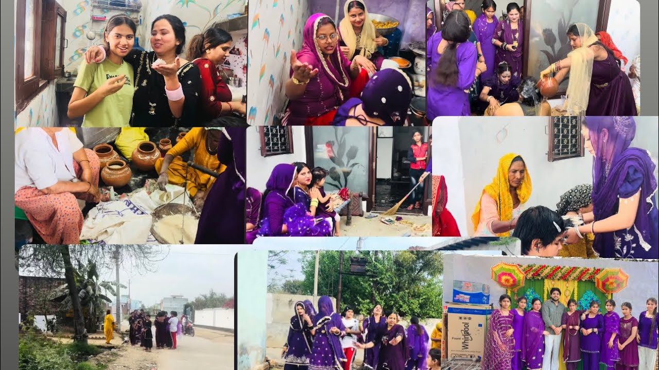 आज हल्दी की रस्म और आज सारी टिम निकली घूमने और काम और खूब डांस किया 😍🥰☺️