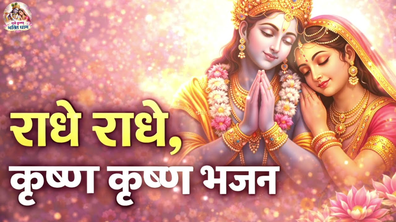 राधे राधे कृष्ण कृष्ण भजन | Radhe Radhe Krishna Krishna Naam Jap | Peaceful Meditation Bhajan