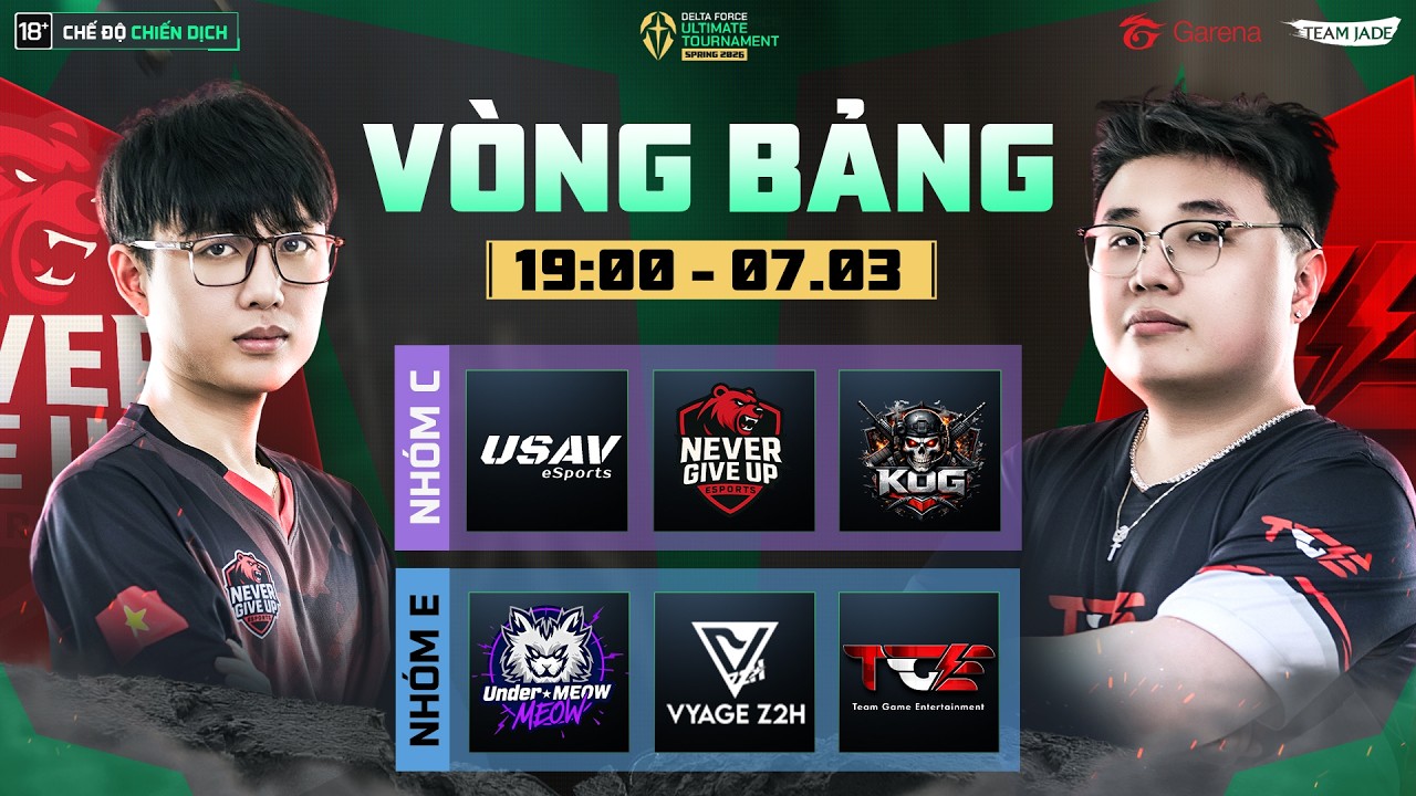 [CÓ GIFTCODE] NHÓM C & NHÓM E | NGÀY 5 - VÒNG BẢNG DFUT SPRING 2026 - CHẾ ĐỘ CHIẾN DỊCH | NGU, MEOW