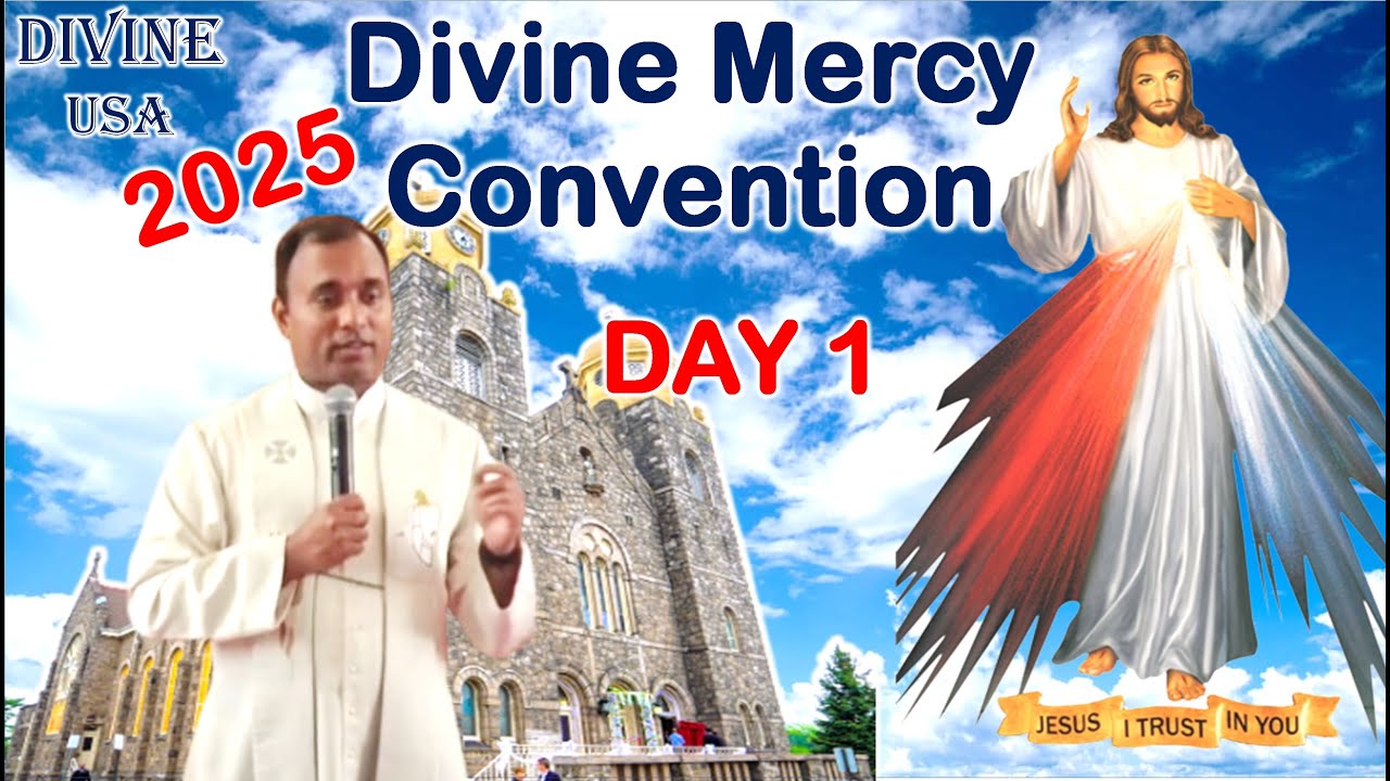 DIVINE MERCY CONVENTION | DAY 01 | Divine USA | April 25, 2025 | Fr. Joseph Edattu VC | Fr. Jose VC