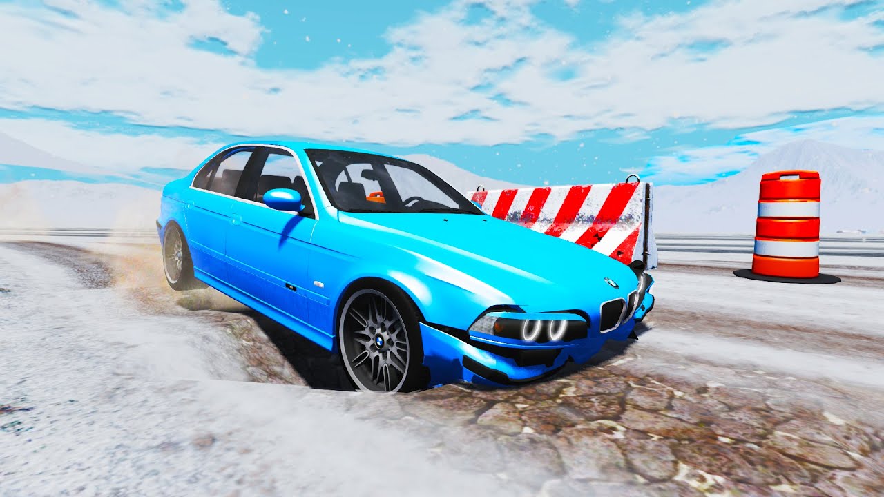 Cars vs Extreme Potholes #3 | BeamNG DRIVE