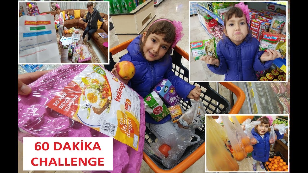60 DAKİKA CHALLENGE, 1 SAAT- 5 ZOR GÖREV LERA BİZİ ÇOK ZORLADI.