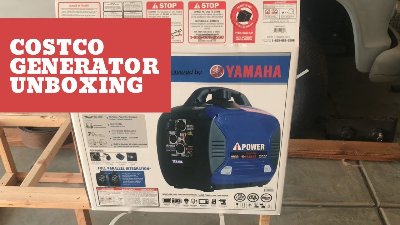 2000 Watt Yamaha Generator SC2000i - A-iPower Inverter From Coscto