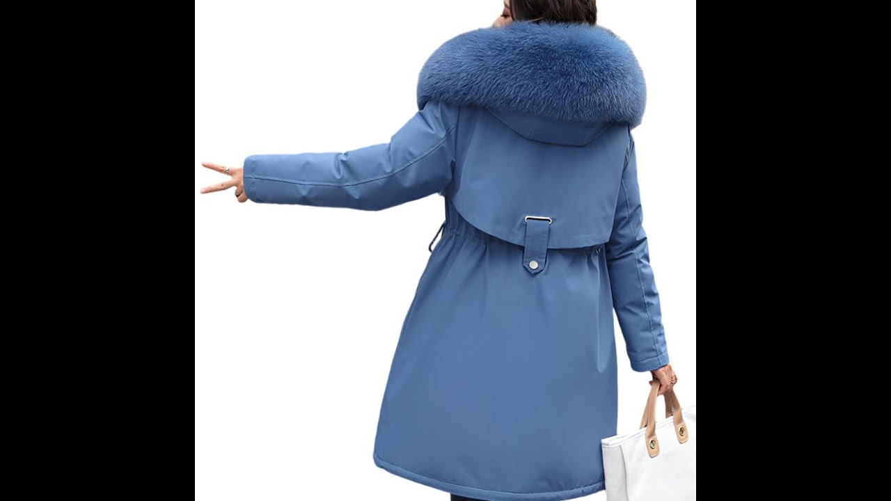 Big Fur Collar with Fleece Jacket