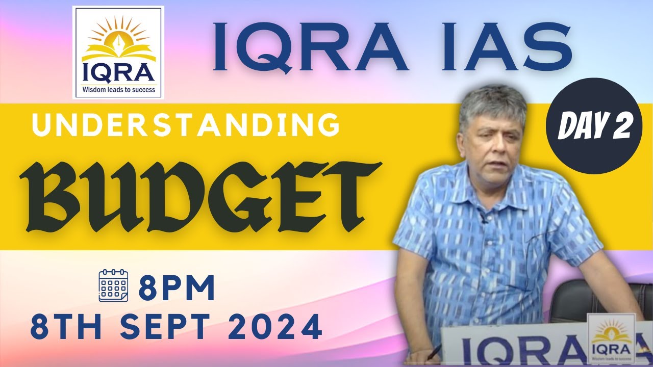 Budget 2024-25 Economics Dr SK Jha Sir #iqraias #economics Part 2