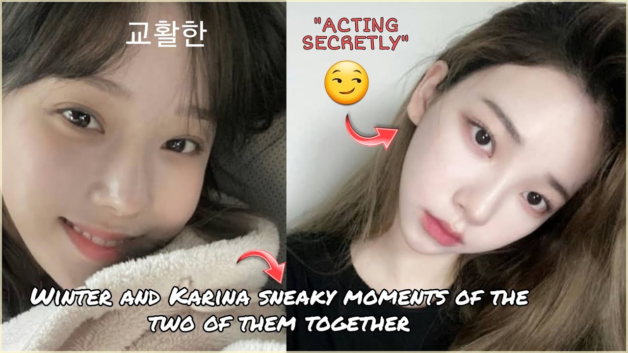WINTER AND KARINA SNEAKY MOMENTS TOGETHER? "Vibes" 😏👉 