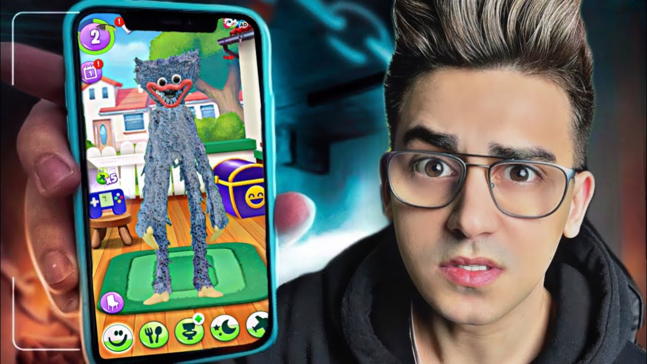 HUGGY WUGGY TRAFIŁ W GRĘ MY TALKING TOM O 3:00 W NOCY! Huggy Wuggy vs Talking Tom! Nieziemskie