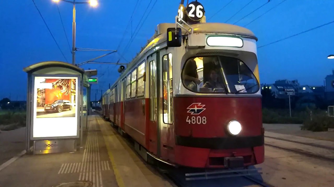 Awesome old tram in Vienna Austria