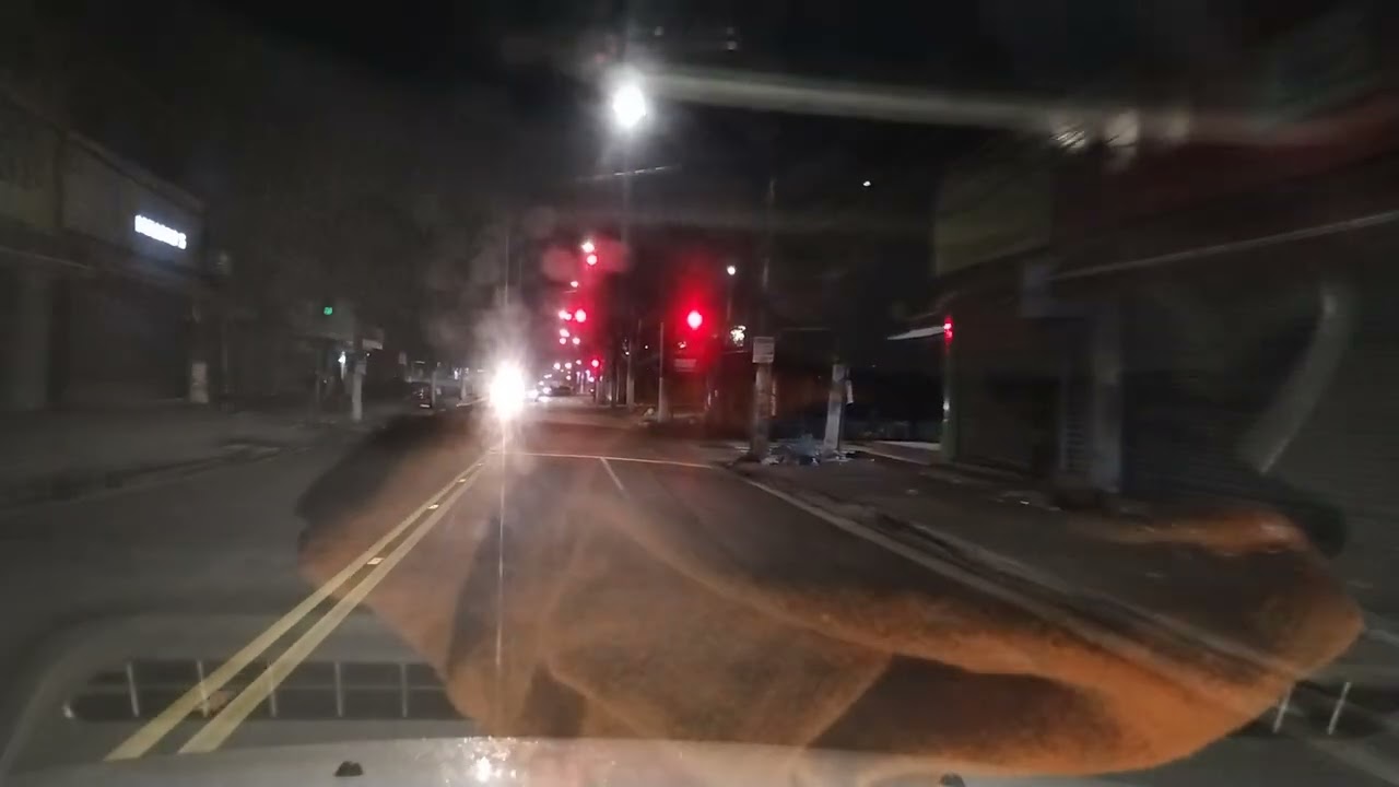 Dirigindo pela zona sul de São Paulo