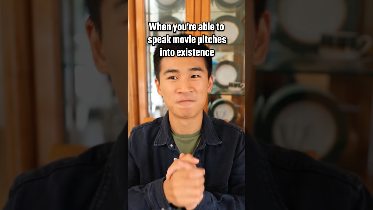 When you're able to speak movie pitches into existence