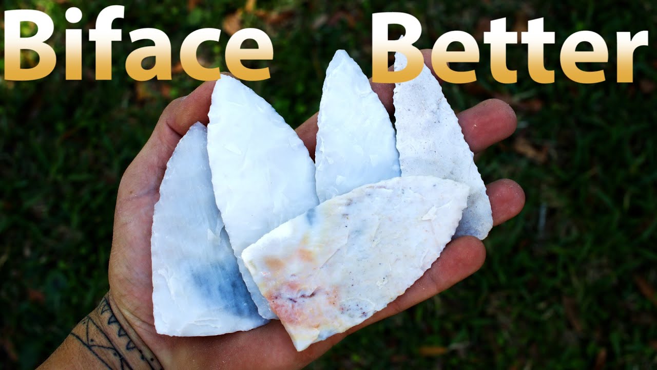Biface Better with Indirect Percussion. Советы и рекомендации по обработке кремня.