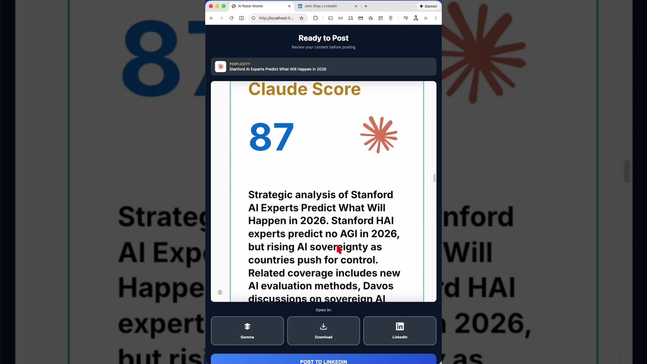 AI Intelligence Slide Creation Engine